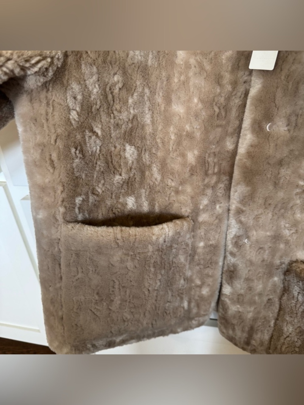 Maeve Faux Fur Teddy Coat - Picture 4 of 9